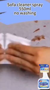 【นําเข้าจากญี่ปุ่น】ซื้อ2แถม1 น้ำยาทำความสะอาดโซฟา 500ml สเปรย์ฉีดโซฟา โฟมซักพรม โซฟา พรมปูพื้น เพดานหลังคารถยนต์ โฟมซักพรม ทำความสะอาดเบาะผ้า สเปรย์ทำความสะอาด สเปรย์ซักแห้ง น้ำยาซักโซฟา สเปรย์ขจัดคราบ Fabric sofa cleaner ทำความสะอาดเบาะรถยนต์ น้ำยาทำความ