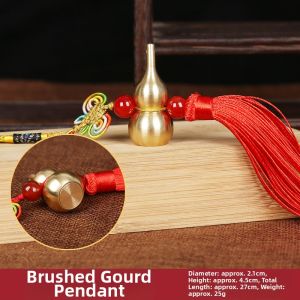 DINGFENGGE | Wealth Attracting Brass Gourd Ornament