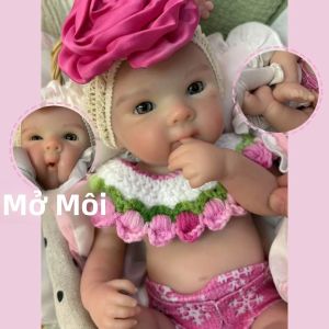 Búp Bê Sơ Sinh Bettie Reborn 13 Inch Làm Từ Silicon Đặc Sống Động Như Thật Có 2 Bộ Quần Áo Làm Thủ Công Miệng Có Thể Mở Dành Cho Trẻ Từ 14 Tuổi Trở Lên