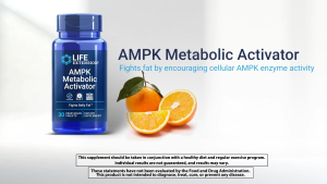 Life Extension AMPK Metabolic Activator - Blue Bottle - 30 Vegetarian Tablets - Fight Abdominal & Overall Fat - Vitamins & Supplements - Weight Management