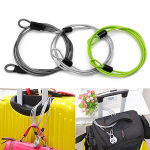 Cycling Wire Rope Metal Lock Reminder Rope Helmet Wire Rope Universal Car Lock Steel Wire Outdoor Lock Bicycle Accessories