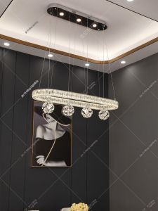 KING STAR | Luxurious Modern Simple Circular Chandelier