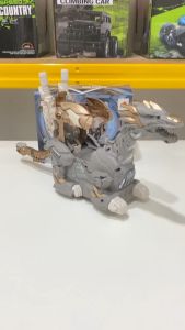 Transform Dinosaur Elektrik | Mainan Robot Dinosaurus Bisa Jalan | Kado Hadiah Anak Laki Laki