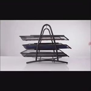 [VIDKHSY Store】3-4 Layer Desk File  Office Supplies Multi-Function Office Document