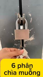 Ổ khóa ZORO 6 phân chìa muỗng càng ngắn thép hardened - khóa cửa bấm không dùng chìa công nghệ mỹchống trộm