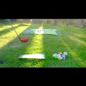 Golf Sticky Ball Strike Practice Mat Family Golf Game Chipping Training Sports Outdoor Toy