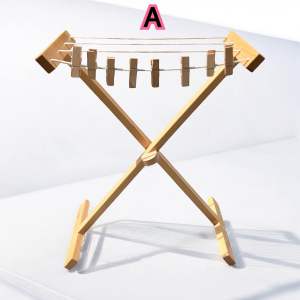 Clothesline for kids ราวตากผ้าไม้สำหรับเด็ก ฝึกงานบ้าน ฝึกEF ตามแนวการสอนแบบmontessori - Sensory Play by KT