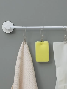 ตัวหนีบสแตนเลส หนีบกับไม้แขวนเสื้อหรืออุปกรณ์อื่น ๆ เพื่อแขวน คลิปหนีบแขวนได้ หนีบผ้า หนีบถุง G3382