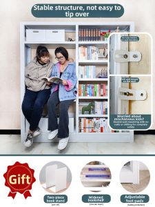 HERNLCAR | Child Reading Steel Bookshelf