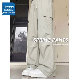 Jeanswest | Quần Cargo Ống Suông Màu Đen Chất Liệu Mỏng Mùa Hè Cho Nữ