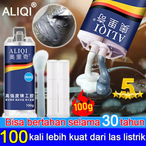 【Lem Pengecoran Generasi Baru】ALIQI Lem AB Pasta perbaikan 100g Perbaikan pengecoran logam Adhesi kekuatan tinggi Ketahanan korosi Tahan air dan tahan lembab Tahan suhu tinggi dan rendah Perbaikan radiator Kualitas lingkungan hijau Metal casting glue