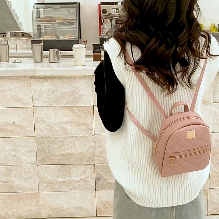 Small backpack ladies bags Korean style girls school bag shoulder