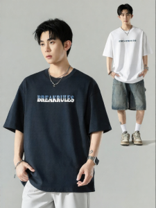 Wood soon | Letter Print Mens T-Shirt