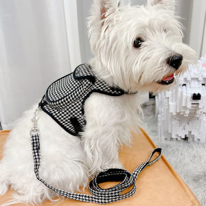 Pet Leash Dog Rope Cat Harness Small Dog Vest Style Cat Pulling Rope Pet Supplies Dog Walking Harness Adjustable Handle