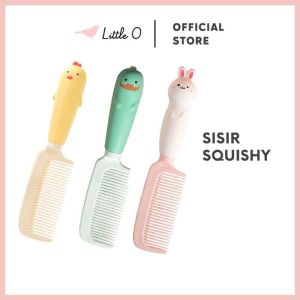 New model cute Bunny & Cat Comb Sisir dengan gagang squishy