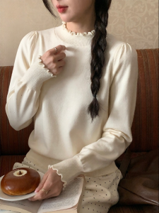 imimtuan | Áo Sweater Ruffle Sang Trọng Và Thời Trang