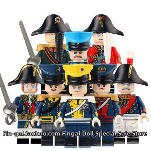 Napoleonic Era Characters Building Bricks Figurines