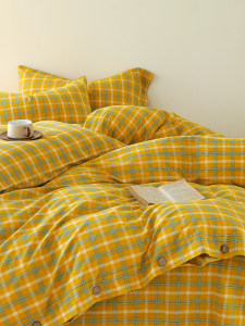 MINGSHA | Elegant Simple Cotton Bed Cover