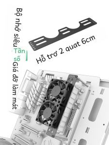 Chân Đế Tản Nhiệt Hiệu Suất Cao Cho Bộ Nhớ DDR4 DDR5 Độ Phủ Toàn Diện RGB 6Cm Quạt Điều Chỉnh Nhiệt Độ Phần Cứng Máy Tính