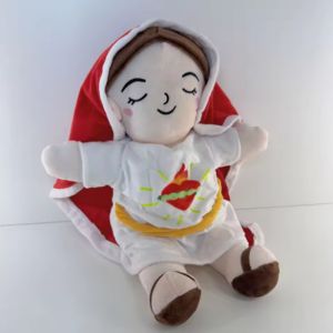 hot Music Soothing Breathing Doll Plush Toys Sleep Companion Toy Sound and Light Dolls Gifts Music Soothing Breathing Doll Plush