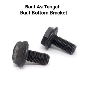 [2 PCS] Baut AS Tengah baut bottom bracket BB sepeda MTB / Sepeda gunung - Baut As sepeda - Baut As Tengah Sepeda - Baut As Crank gir Tengah sepeda - Baut Crank gir Tengah sepeda MTB - Baut Crank gir Tengah sepeda - Baut Arm Crank gir Tengah sepeda