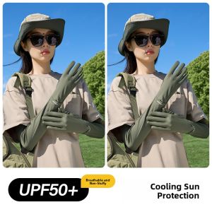 MiiOW | Long Fingerless UV Protection Sunshade Sleeve Covers Breathable Loose Outdoor Driving Arm Protector Cat Person MiiOW Brand