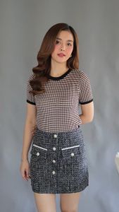 กระโปรงแฟชั้นใหม่สไตล์เกาหลี กระโปรงทรงเอ  สีดำ สไตล์เรโทร มีซับด้านใน ดีเทลซิปรูดด้านหลัง เกาหลี มีให้เลือก 4 ไซส์ กระโปรงสั้น 🚚 พร้อมส่ง 🚚