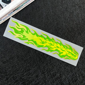 Flame Stickers Waterproof Motorcycle Decals Reflective Flame Stickers Car Sticker Decals Self-Adhesive Safety Flame Decals