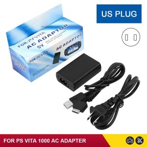 NEW EU US Plug Home Charger Power Supply 5V AC Adapter USB Charging Cable Cord For Playstation Psvita PS Vita PSV 1000 Game