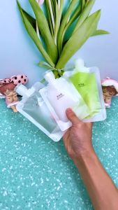 TS Travel Botol Refill Tempat Sabun Travel Plastik Fliptop Flip Top Organizer Traveling 30ml50ml100ml / Botol Refill Skincare atau Make up / Kantong Pouch Traveling Skincare atau Make up