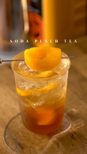 MIX-LAH Tropical Peach Delight Fruit Tea Mix - Halal Instant Powder for Smooth Blends 500g