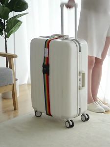 Luggage Straps Suitcase Belts with Buckle TSA Combination Lock 2M Adjustable Length Security Travel Packing Multicoloured Bag Straps Travel Tags Accessories Information Card Design Anti-theft