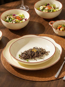mornenjoy | Underglaze Cream Style Ceramic Dishes for Housewarming Gifts