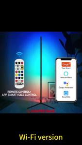 Upgrade 145/180CM Smart Floor Lamp RGBIC Tuya Smart APP Remote Control Nordic Stand Floor Mood Light For Game Room Decoration