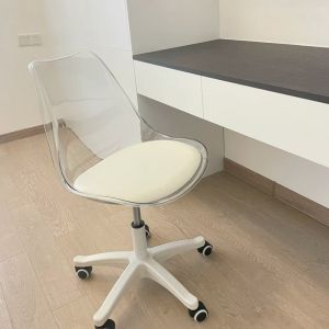 Simplified Transparent Rotating Adjustable Chair