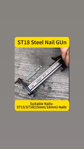 ST18/ST18B Manual Concrete Nail Gun | Heavy Duty Nailer for Cable Trunking on Concrete Walls | Auto Reset