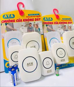 CHUÔNG CỬA KHÔNG DÂY DÙNG PIN ATA (NÚT DÙNG PIN + CHUÔNG DÙNG PIN) AT-931