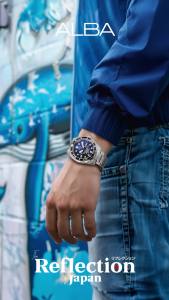 ALBA นาฬิกาข้อมือ Sportive Automatic รุ่น AL4617X ขนาด 43 mm.