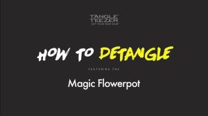 Tangle Teezer | Magic Flowerpot | No Tears No Tantrums No Tangles | Detangling Flower Hairbrush