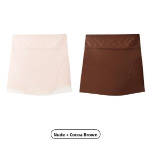 MiiOW | Invisible Ice Silk Seamless Safety Pants Womens Anti-Light Blocking Triangle Area Plus Size Shorties Briefs High Waist Shorts