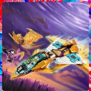 LELE BROTHER | Season 16 Ninjago Golden Dragon Jet Aircraft Model Kit