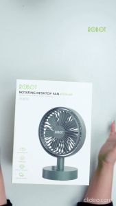 ROBOT Mini Desktop Fan RT-BF18 Plus  Kipas Meja Mini Portable Original - Garansi Resmi 1 Tahun
