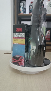 Bộ 3 món chăm sóc xe ngày mưa gồm chai chống bám nước xịt rửa kính và xịt tăng bóng sơn xe 3M 3M-CBMUA - Tặng kèm khăn lau ô tô trượt kính vệ sinh kính tăng bóng xe