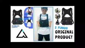 Tas Dada Tactical Rompi Kantong Pria Wanita 2In1 Multifungsi Chest Bag
