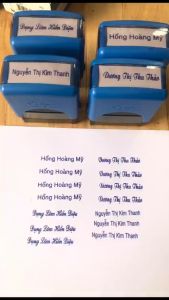 Khắc dấu tên chức danh 1 dòng Shiny loại tốt nhanh đẹp rẻ bền