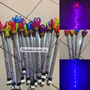 Lampion obor elektrik Takbiran anak aman terang (1 lampu)