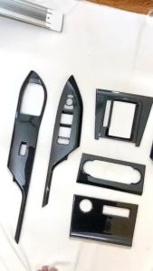 Ốp nội thất vân carbon xe Toyota Veloz 2022 2023 2024 Hàng nhựa Cacbon cao cấp 7 chi tiết