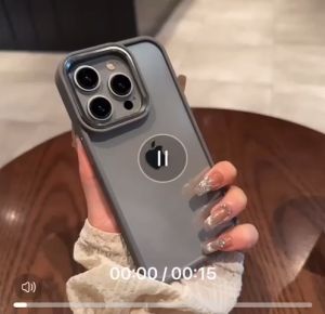 Hard Case Titanium Chrome Metallic Clear For IPHONE 15 15PRO 15PROMAX 14 14PRO 14PROMAX 13 13PRO 13PROMAX - iPon Case iP-009