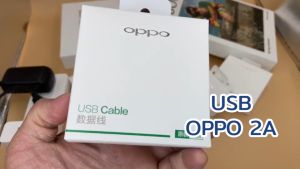 สายชาร์จ OPPO USB Micro ชาร์จดี สำหรับแท้ A37 A57 A71 A77 F1S A3S A5S A7 A83 A1K A12 A15 A31 ประหยัดเวลา 1เมตร