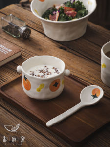 Cốc Cà Phê Bằng Gốm Sứ in Hình Hoạt Hình Dễ Thương Vẽ Tay Sáng Tạo Cốc Đựng Sữa Sáng Đẹp Mắt Cốc Đựng Cà Phê Dùng Tại Nhà